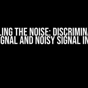 Unraveling the Noise: Discrimination of Clean Signal and Noisy Signal in Python